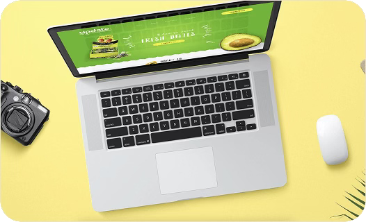 Landing page Bio nutrition industry bright energetic vibe